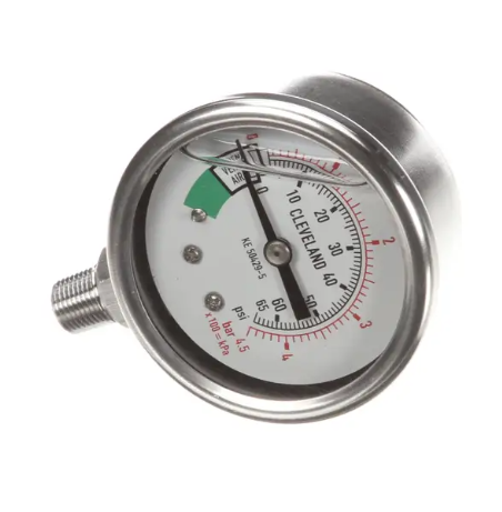 Pressure Gauge, Bottom Mount